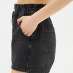 BDG Pull-On High Waisted Mom Short Black Denim NWT Size XS Photo 3