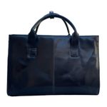 Compucase Brand New Black Leather  Briefcase Bag Photo 0