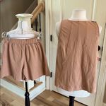 Camel Tan Matching Set Flowy Cotton Knit New Size XS Photo 9
