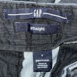 Gap Jeans Straight Cuffed Crop Stretch Cotton Dark Wash Denim Women’s 2 Photo 8