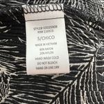 easel  Maxi Dress Small Tiered Oversized Black/beige Crinkle Photo 3