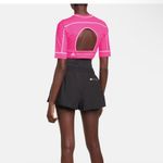 Stella McCartney Pink Athletic Crop Top and leggings set XS NWT Photo 1