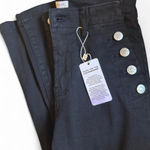 Lascana Button Detail Flare Jeans size 2 nwt Black Photo 2