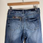 Natural Reflections  vintage reunion distressed patchwork blue jeans size 28 Photo 9