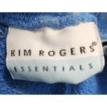 kim rogers  Essentials Lounge‎ Pants Womens M Blue Cotton Blend Sweatpants Photo 2