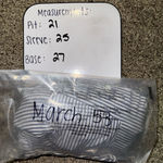 Thread & Supply Women's Blue Striped Button Photo 5