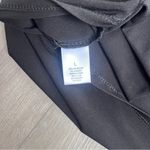 Roz & Ali  Black Short Sleeve Blouse with Gold Zipper Accent Large Photo 4