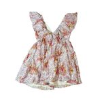 Lulus NWT  Large Kory Lilac Multi Print Flutter Sleeve Mini Dress Pink Feminine Photo 8