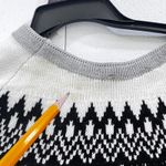 CCK STYLE Women's Gray Fair Isle Knit Sweater L/G Wool Blend Casual Size undefined Photo 5