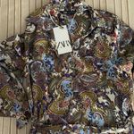 ZARA  PRINTED MINI DRESS Photo 4