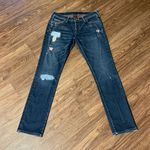 True Religion Vintage World Tour Section Rori Patch Jeans Style W10A034EK9 Sz 28 Photo 3