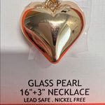 House of Harlow 1960 | Pearl Necklace w/ Heart Pendant ✨ White Photo 8