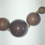 Brown Beaded Boho Necklace Photo 3