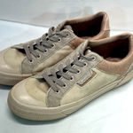 Rocket Dog ROCKET‎ DOG CHERRY PLATFORM PLUSH FOAM SNEAKERS 9.5 BEIGE/PINK GRAY LACES PREOWN Photo 0