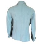 Talbots Petites wool collared long sleeve open cardigan sweater jacket P4 Photo 3