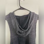 Project Social T  X Out from Under Grey Sleeveless Hooded Muscle Sweatshirt SZ S Photo 7