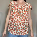 Anthropologie Anthropology Maeve Picnic Days Watermelon Top Sz 6 Photo 1