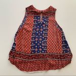 Elodie  | Red and Blue Floral Print Tank Top Medium Photo 6