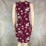Ultra Flirt Juniors Criss-cross Burgundy Floral Soft Dress NWT Large Photo 2