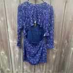 Lovers + Friends NWT Conrad Mini Dress Cut Out Back Stars Long Sleeve Size S Photo 4