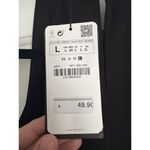 ZARA  Woman Halter Crop Top Flowy Sleeveless Black Large NEW NWT Photo 4