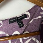 Banana Republic  Purple White Bow One Shoulder Ponte Dress Photo 5