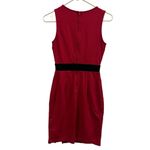 Guess  Cut Out Red Black Formfit Bodycon Slit Front Above the Knee Dress Womens 2 Photo 10