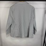 Sag Harbor Black and White Striped Blazer Size 18 Photo 5