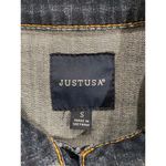 Just USA  Long Sleeve Cotton Loula Denim Jacket Medium Wash Blue Women's Small Photo 6