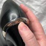 Ralph Lauren Collection purple label black peep toe heels size 9.5 office siren Photo 7