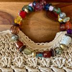 Cappelli Woven Straw Bag With Jeweled Handles Photo 1