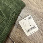 Free People  High Time Velvet Kick Flare Pants Olive Army Green size 8 Photo 6