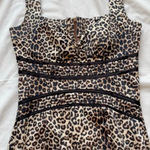 XOXO animal print cheetah leopard tank top midi corset dress Photo 4