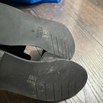 Eileen Fisher Women’s 6 Black Suede Open Toe Sandals Shoes Photo 3