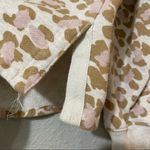 Aerie  Brown & Cream Animal Print Boxy Fit Sweatshirt Womens XS Leopard Oversized Photo 7