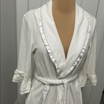 Betsey Johnson  Baby Terry White The Bride Bathrobe Photo 4