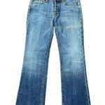 7 For All Mankind 7FAM Size 28 Jeans Boy Cut Button Fly Low Rise Stretch Women’s Photo 0