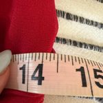 Tadashi Shoji Red Silk Chiffon Ruffle Skirt Halter Sheath Cocktail Dress Medium Photo 6