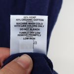 American Giant Navy Blue Ribbed Tank Top Size Medium Made in USA Hemp Cotton Photo 3