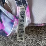 Victoria's Secret  Pink Strapless Swim Top Tye Dye Sz L Photo 4