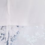 Lulus White Floral Lace Pencil Skirt Photo 3