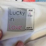 Lucky In Love Floral Tiered Mini Tennis Skort Women’s L Athletic Colorful Skirt Pink Size L Photo 5