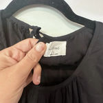 Wilfred  Aritzia Sidonie Tiered Black Babydoll Dress Flutter Sleeve Lined 1478 Photo 6