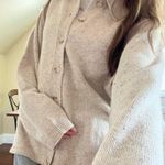 PacSun  Oatmeal Grandpa Cardigan Sweater Photo 0
