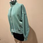 Abercrombie & Fitch Teal Women's Half-Zip Sweater size XS Photo 3