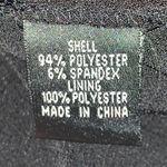 Adrianna Papell Black Beaded Egyptian Collar Midi Cocktail Dress 6 Ruched Waist Photo 7