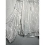 Farm Rio  White Pineapple Embroidered Long Sleeve Boho Blouse Size Large Cotton Photo 8