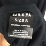 SER.O.YA Irene Black Off Shoulder Cut Out Bodycon Midi Dress Small Emo Goth Photo 6