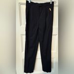 St. John  Sport Navy Pleated Trousers Size 2 Photo 1