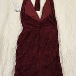 Revolve NWT Saylor Leia Halter Mini Dress in Berry Size Small Photo 6